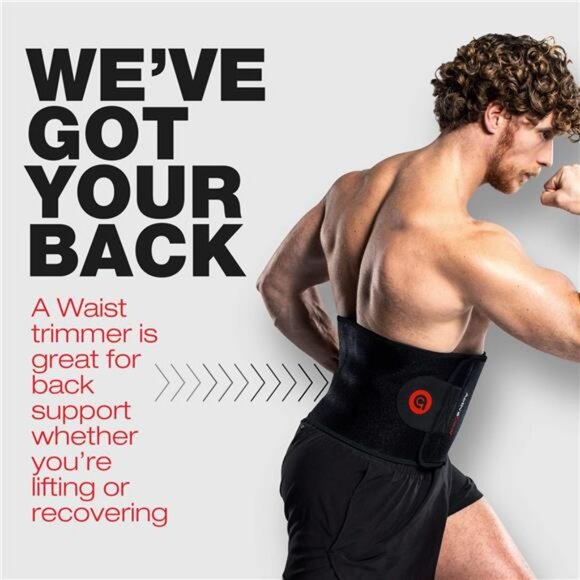 Premium Waist Trimmer & Trainer Belt for Men and Women -Sweat-Enhancing Slimming - Picture 5 of 7